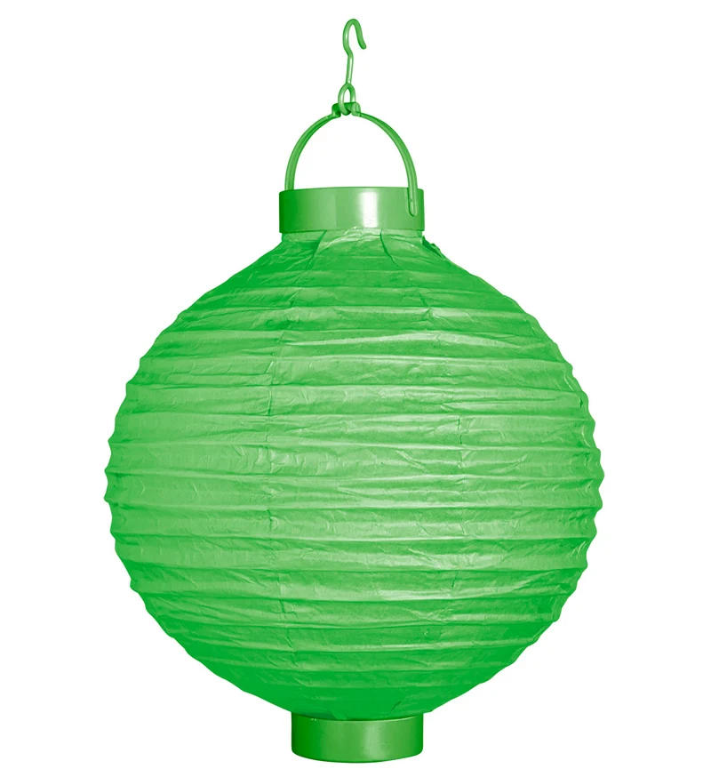 Lampion Met Licht 30Cm Groen