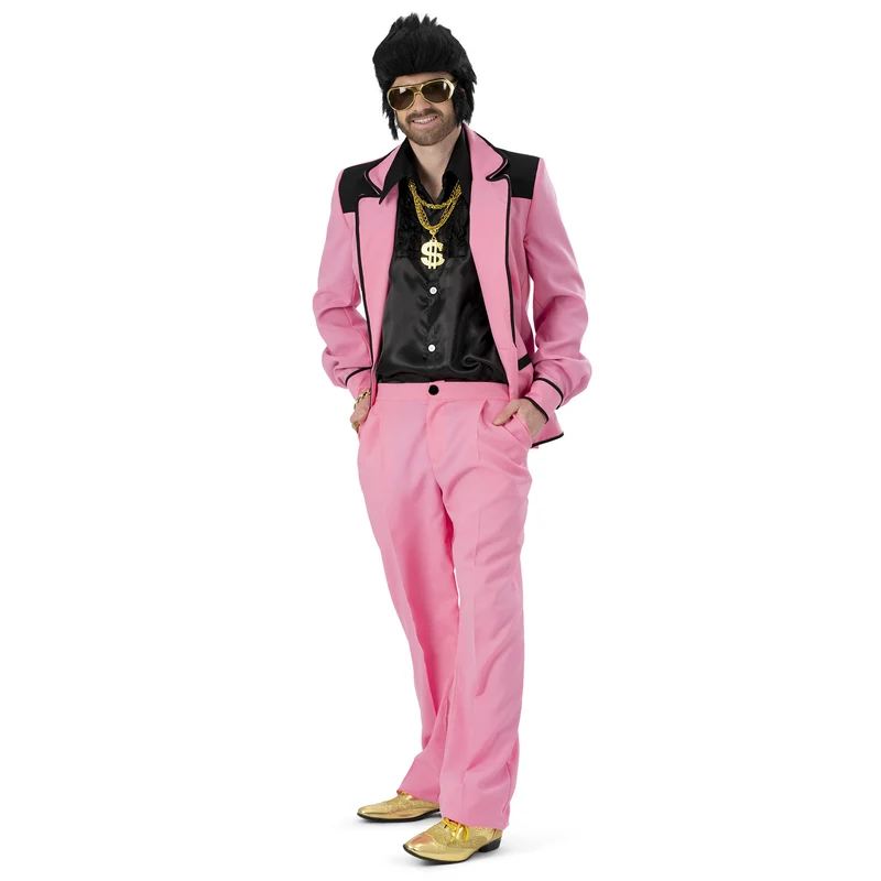 Kostuum roze Elvio