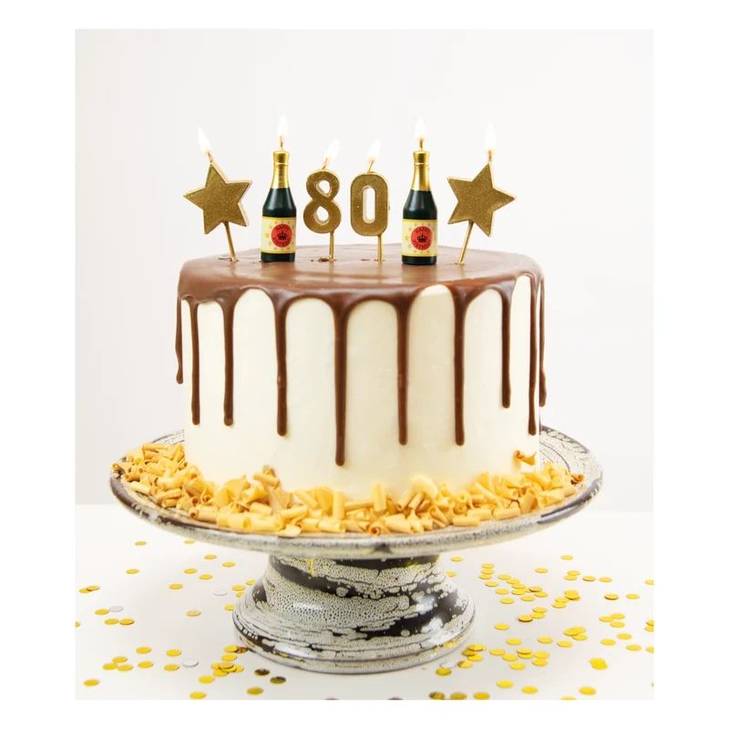 Verjaardag kaarsjes 80 jaar