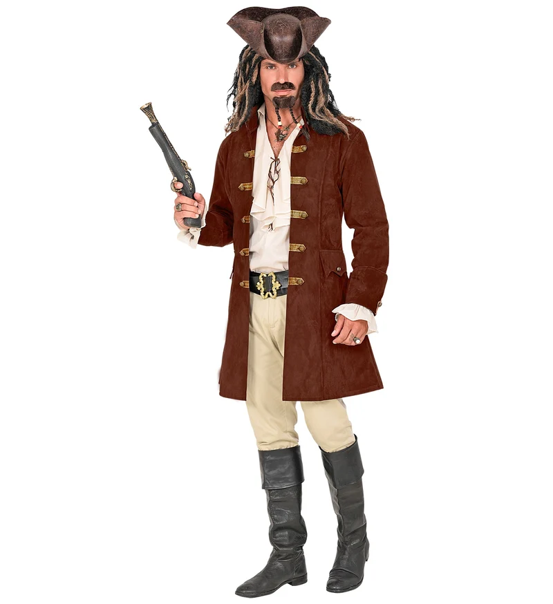 Piratenjas suede heren Bram