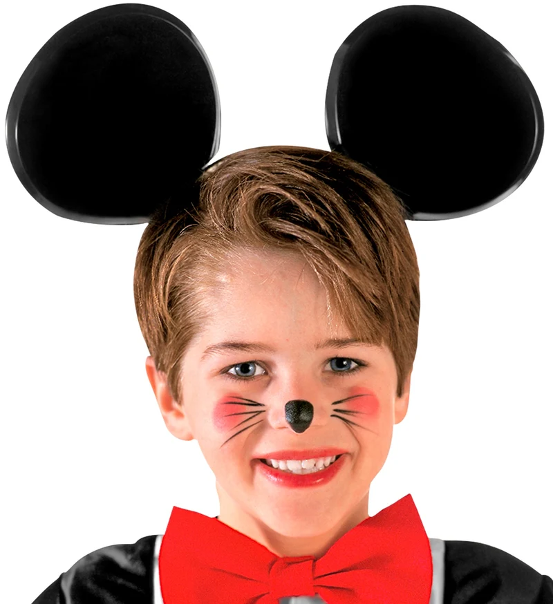 Oren muis Mickey zwart op hoofdband