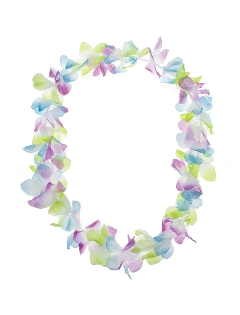 Hawaii bloemenslinger pastelkleuren