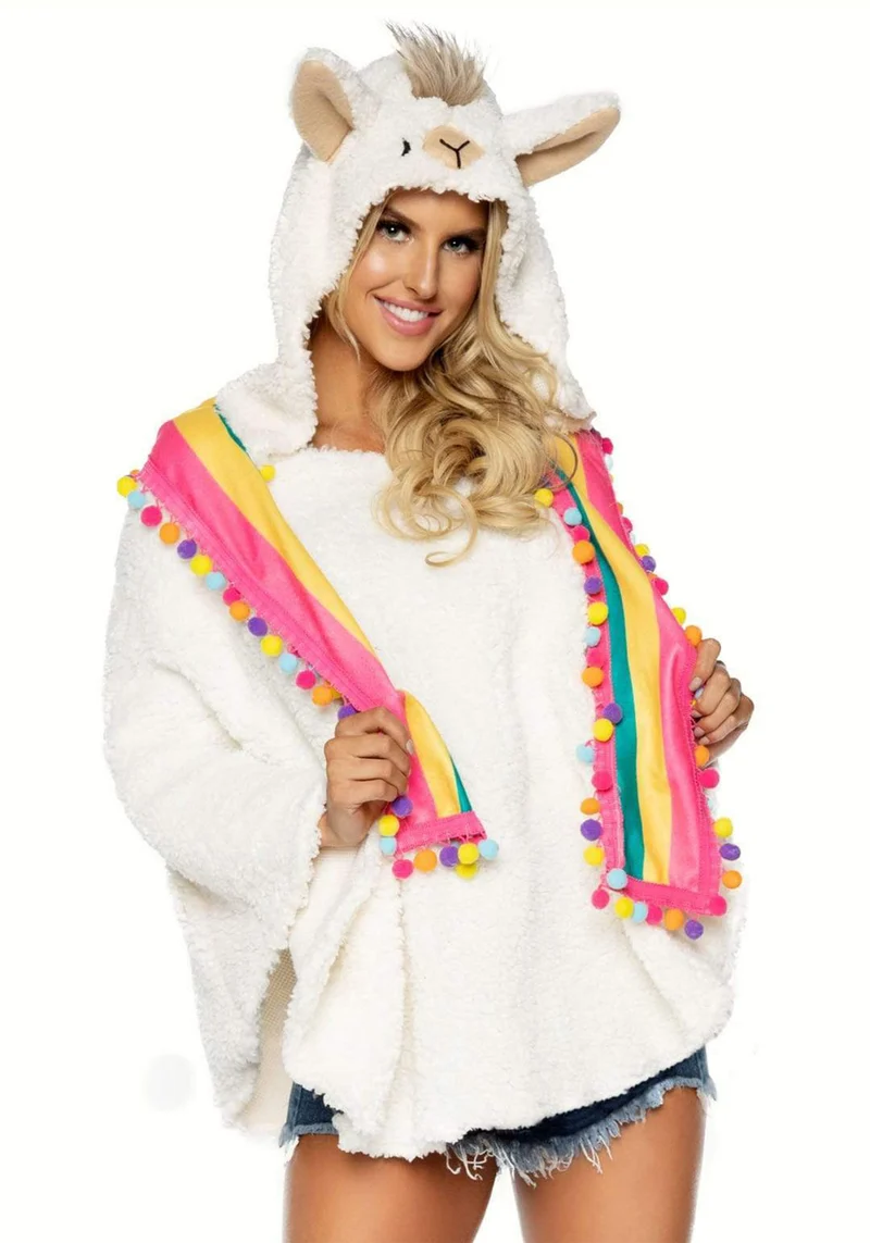 Lama Poncho Vrouw