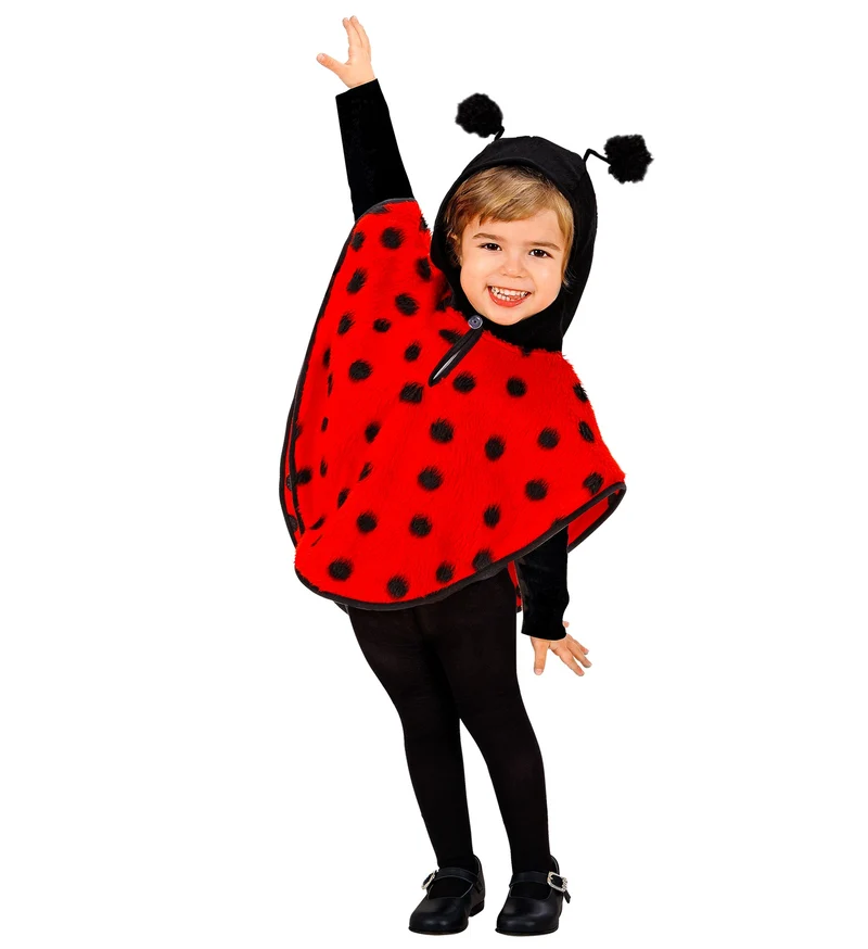 Lieveheersbeestje poncho kinderen