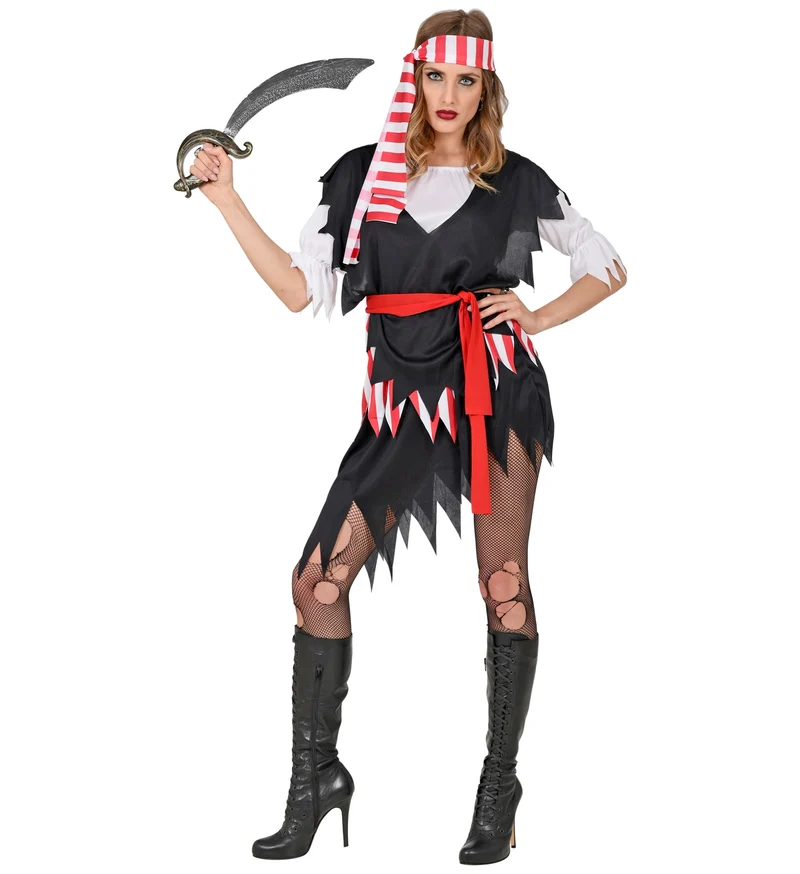 Piraten jurkje dames Sea