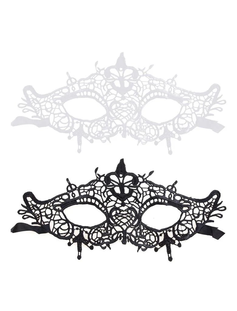 Wit kanten oogmasker Olivia