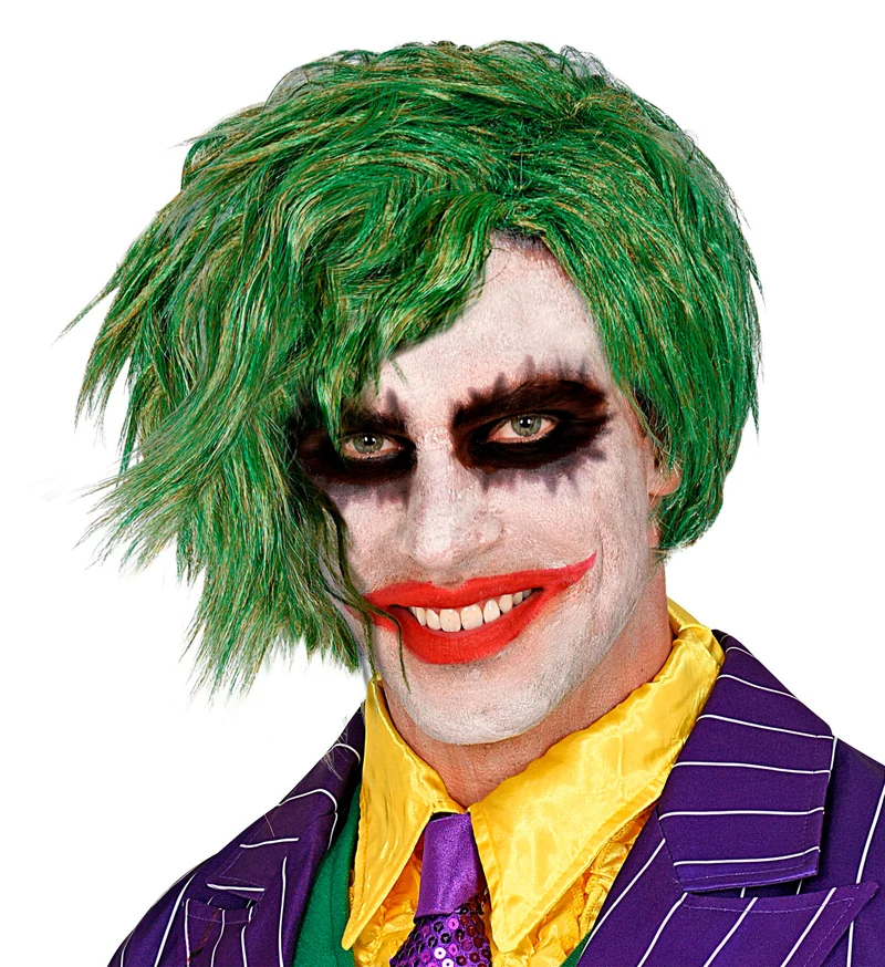Joker pruik groen volwassenen