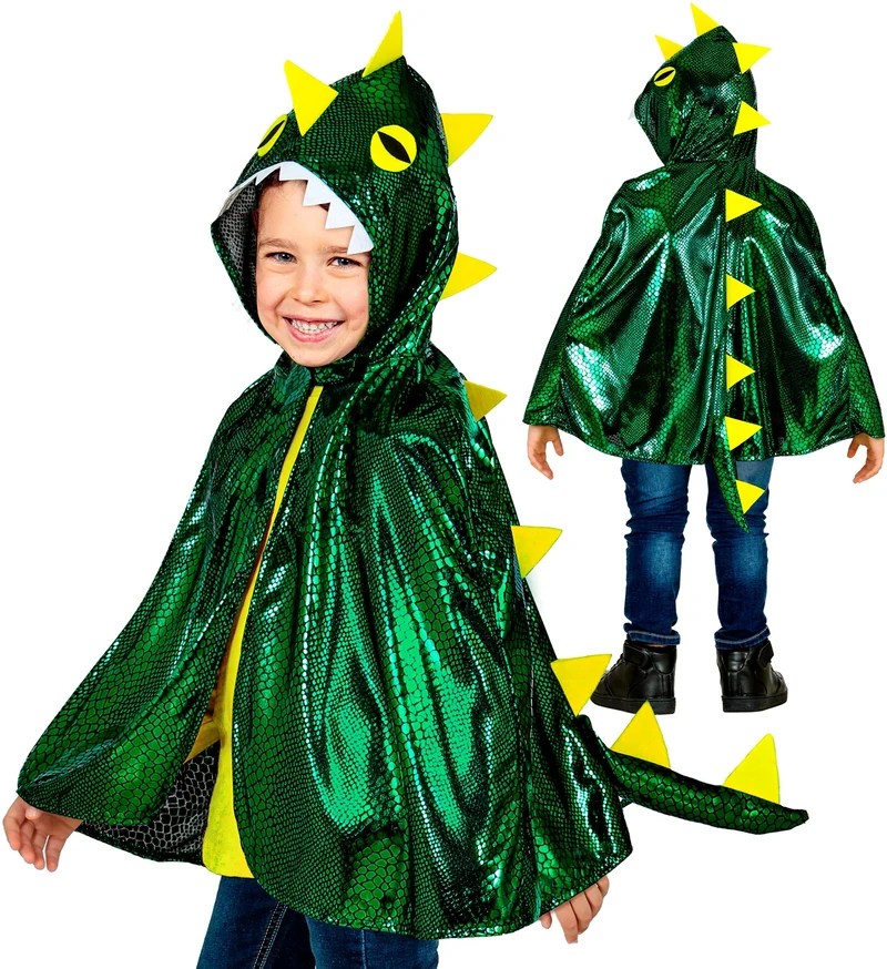 Draken cape groen kinderen