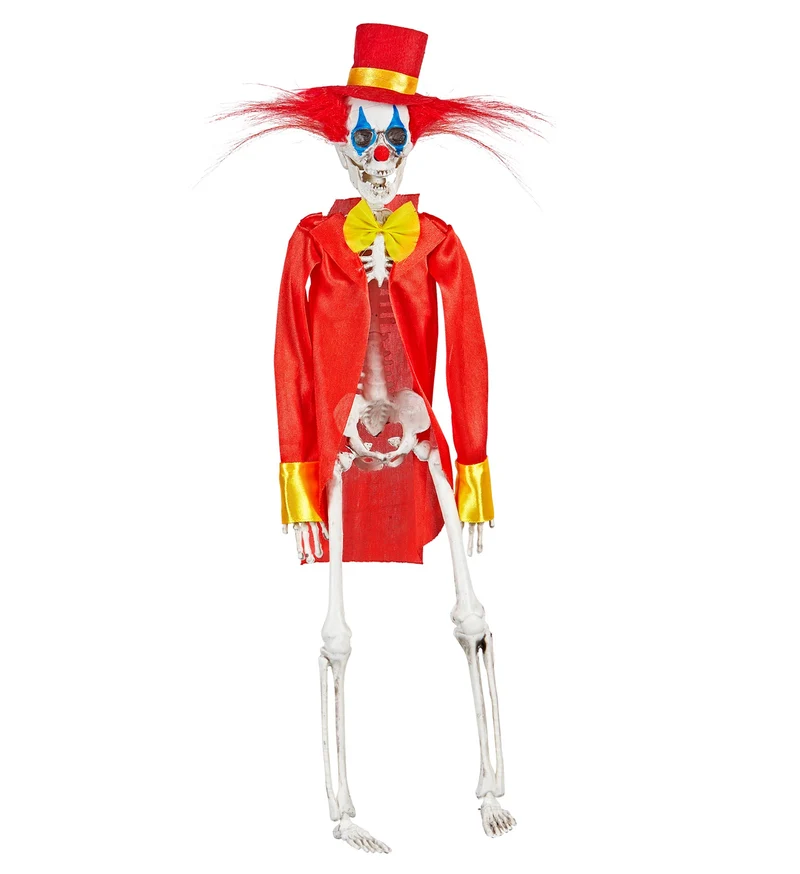 Skelet horror clown 40cm