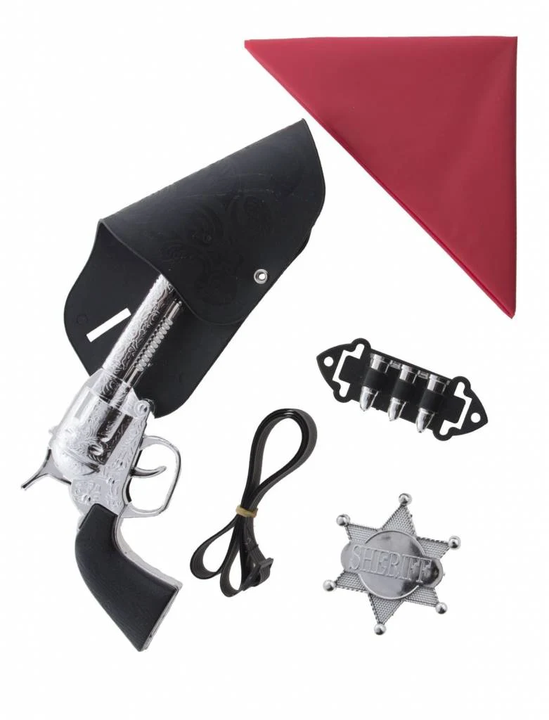 Cowboy set Jesse 5-delig revolver