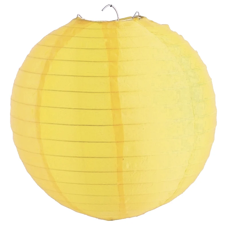 Gele lampion nylon 50cm