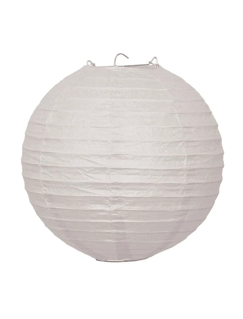 Witte lampion 25cm