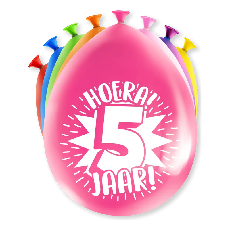 Feest Ballonnen - 5 jaar