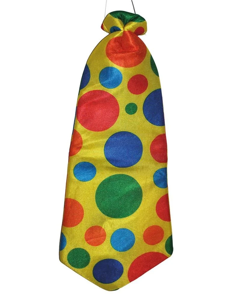 Stropdas clown met stippen