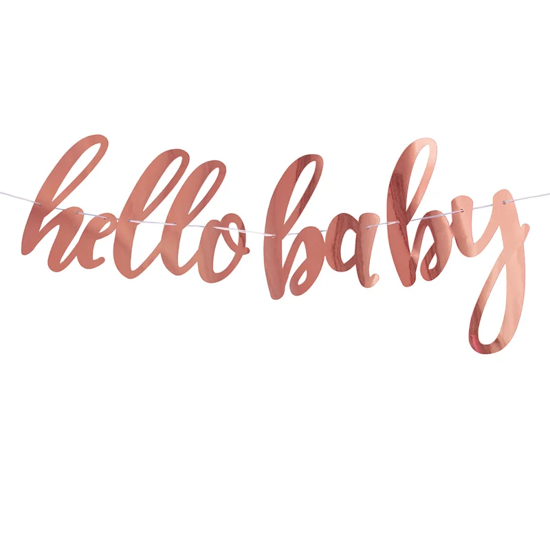 Slinger "Hello Baby" 360cm rosé goud