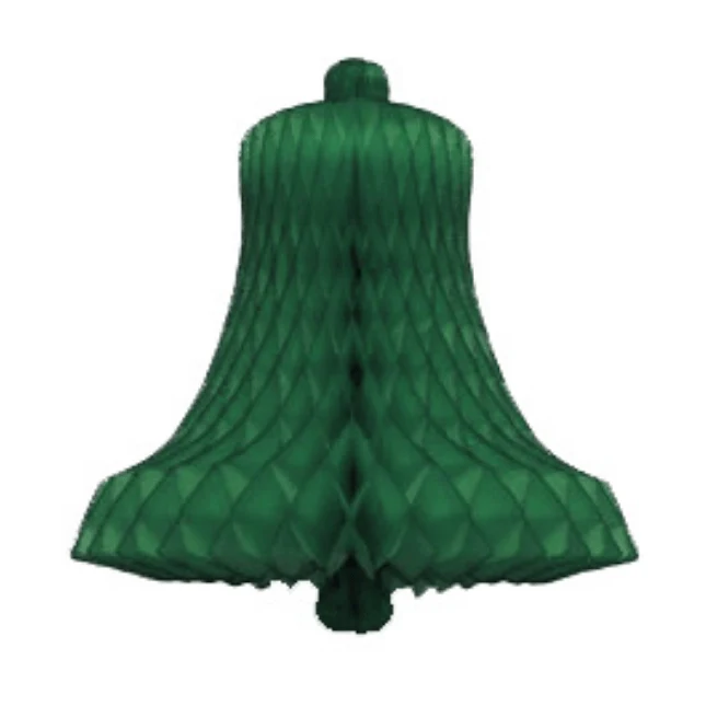 Decoratieve kerstklok 36 cm (1st)