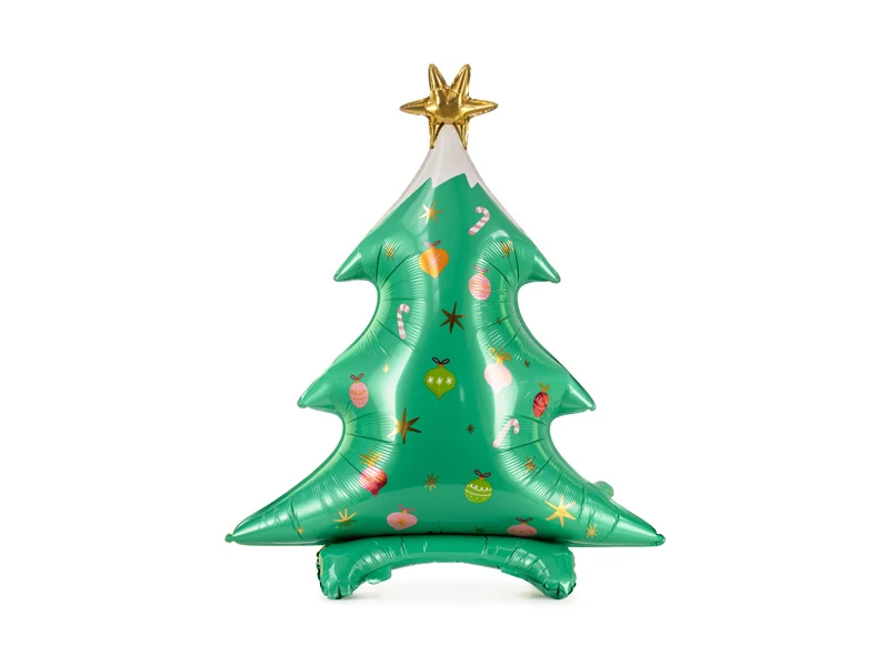 Folieballon Kerstboom Staand (78x94cm)