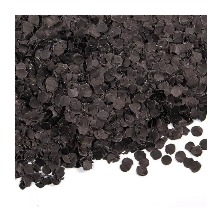 100 gram confetti zwart
