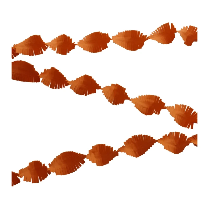 Oranje Crêpe Slinger 6 meter
