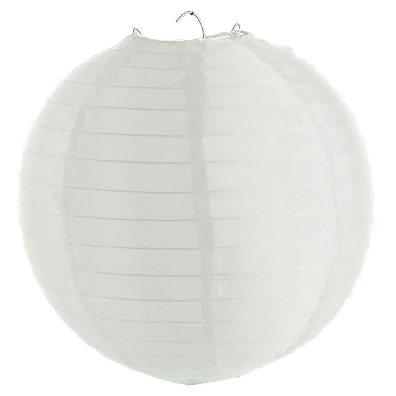 Witte lampion nylon 50cm