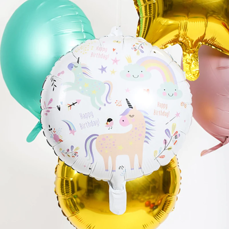 Folieballon Verjaardag Eenhoorn (45cm)