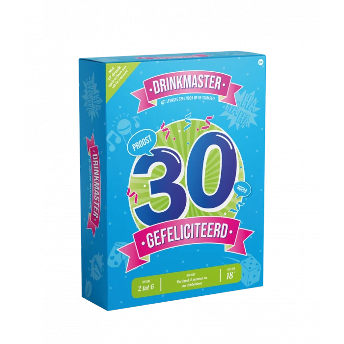 Drinkmaster Drankspel 30 Jaar