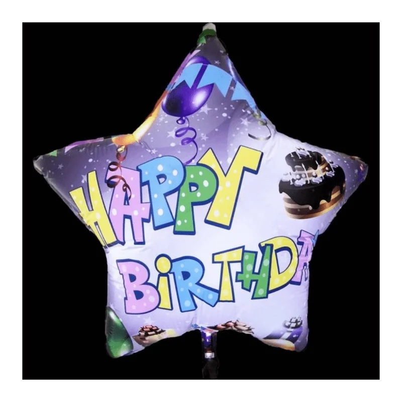 Happy Birthday LED Ballon XL