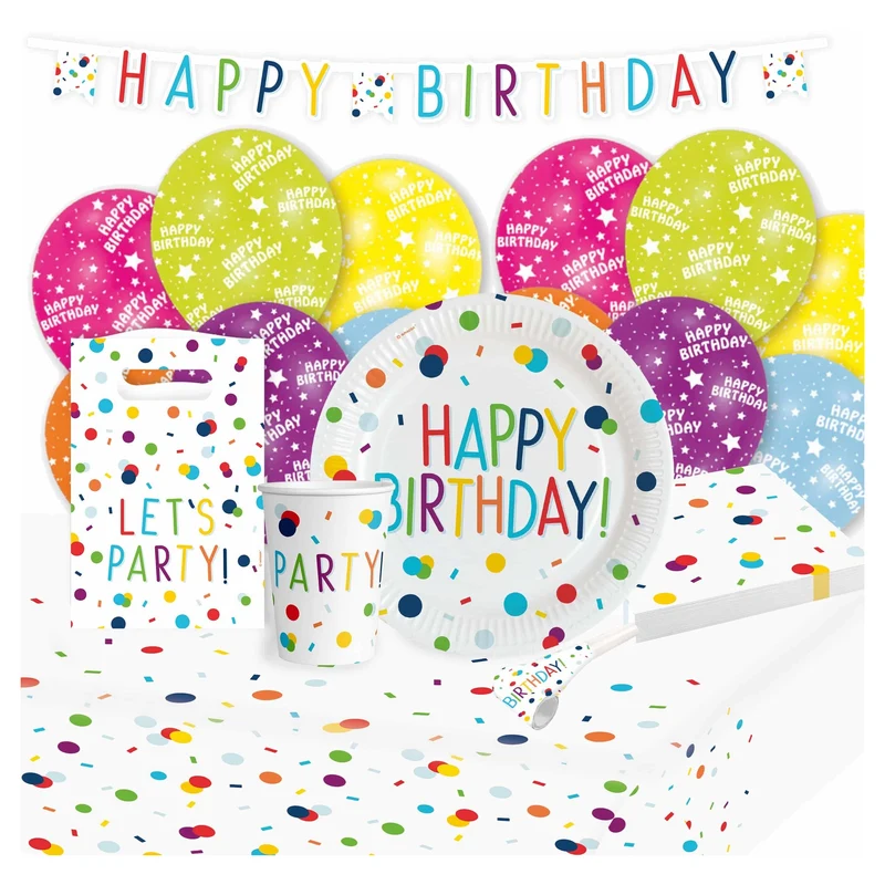 Verjaardag pakket Confetti Birthday
