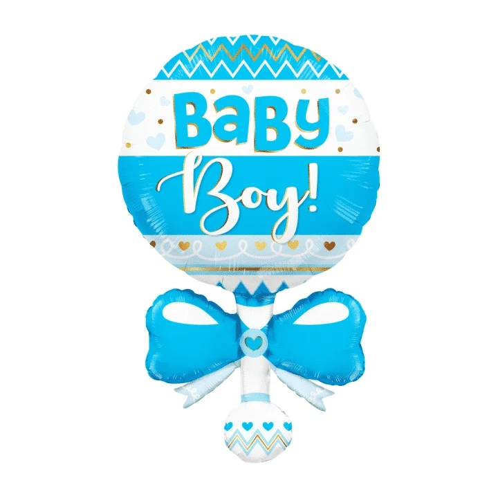 Folieballon XL Baby Boy 91cm