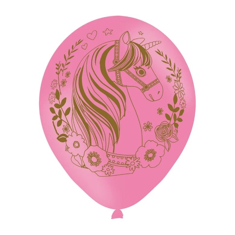6 latex ballonnen Magical Unicorn