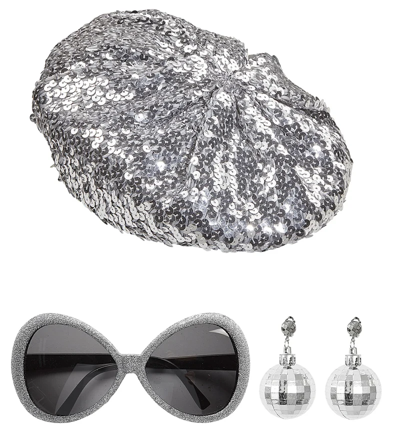 Verkleedset disco glitter