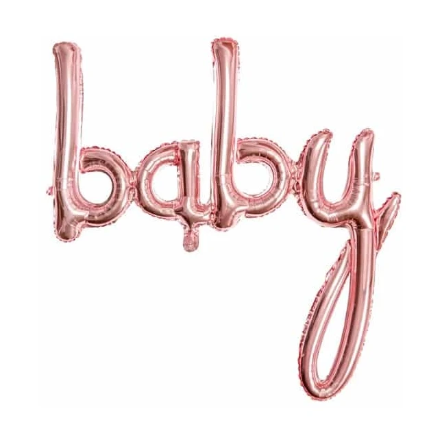 Folie ballon Baby Rosé Goud
