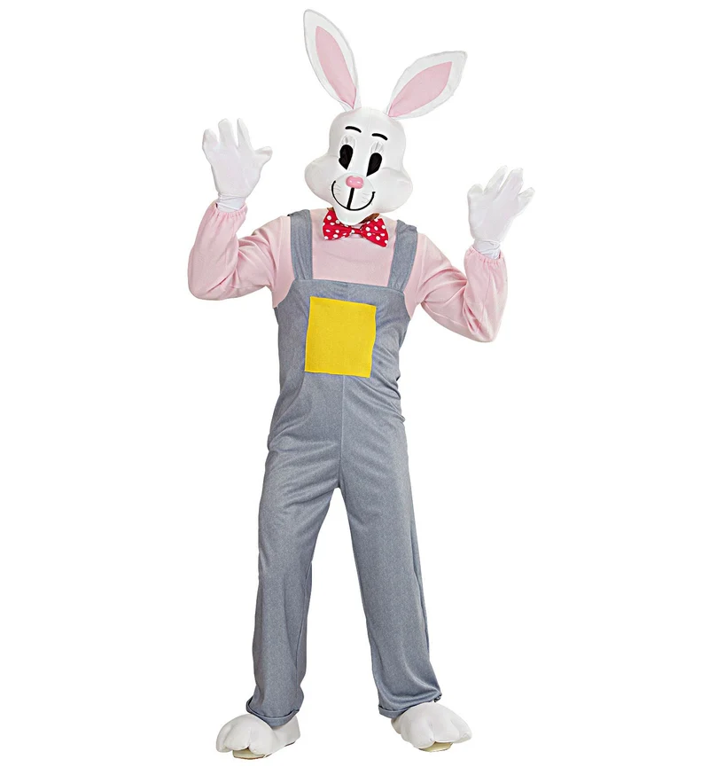 Mascotte konijn kostuum