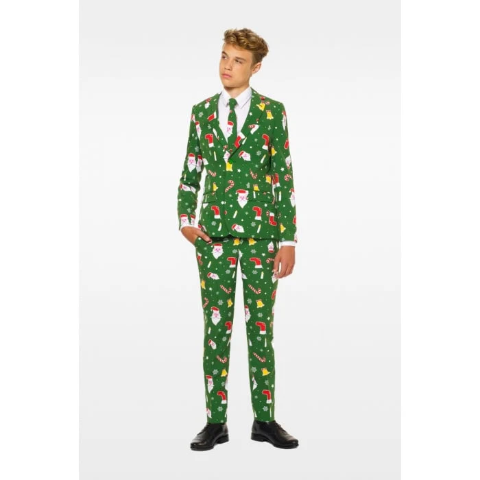 Oppersuit Maatpak Jongens Santaboss Groen