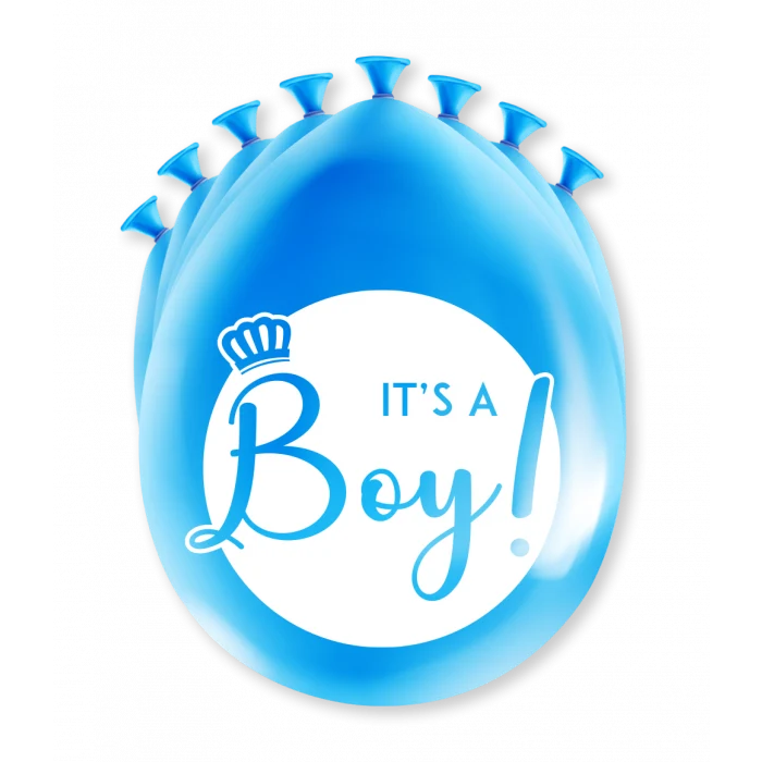 Ballonnen 'It's A Boy' Babyshower (8st)