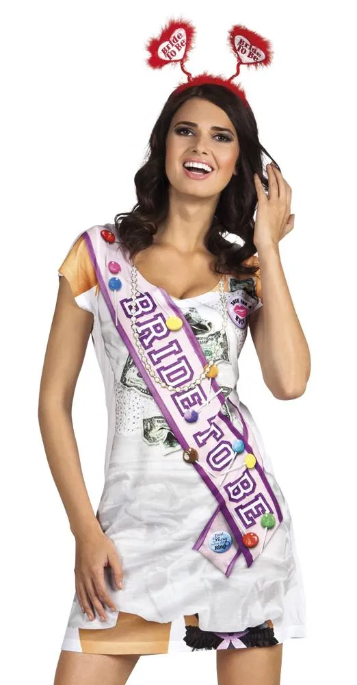 Foto realistisch Vrijgezellenfeest T-shirt Jurk