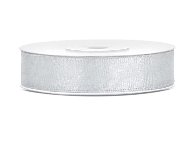 Satijnlint Zilver 12mm/25m