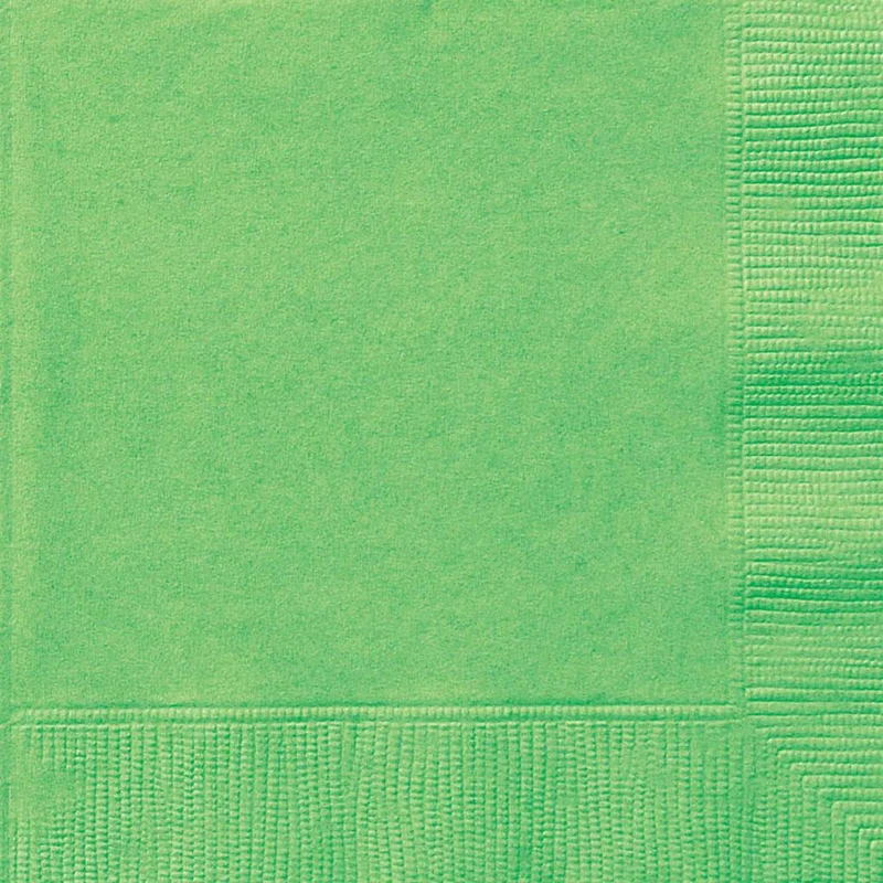 Lime Groen servetten 20 stuks