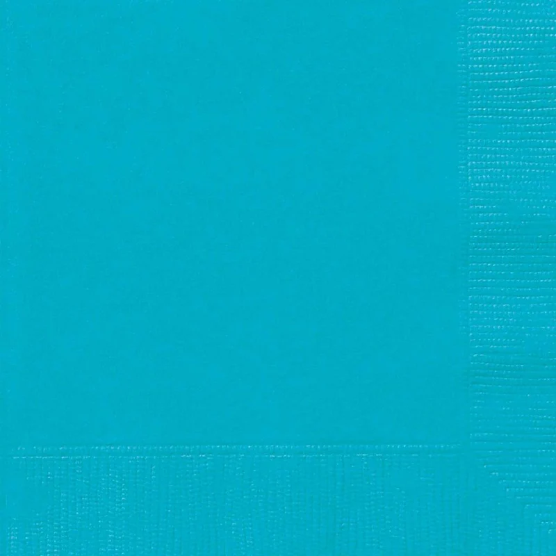 Caribbean Teal servetten 20 stuks