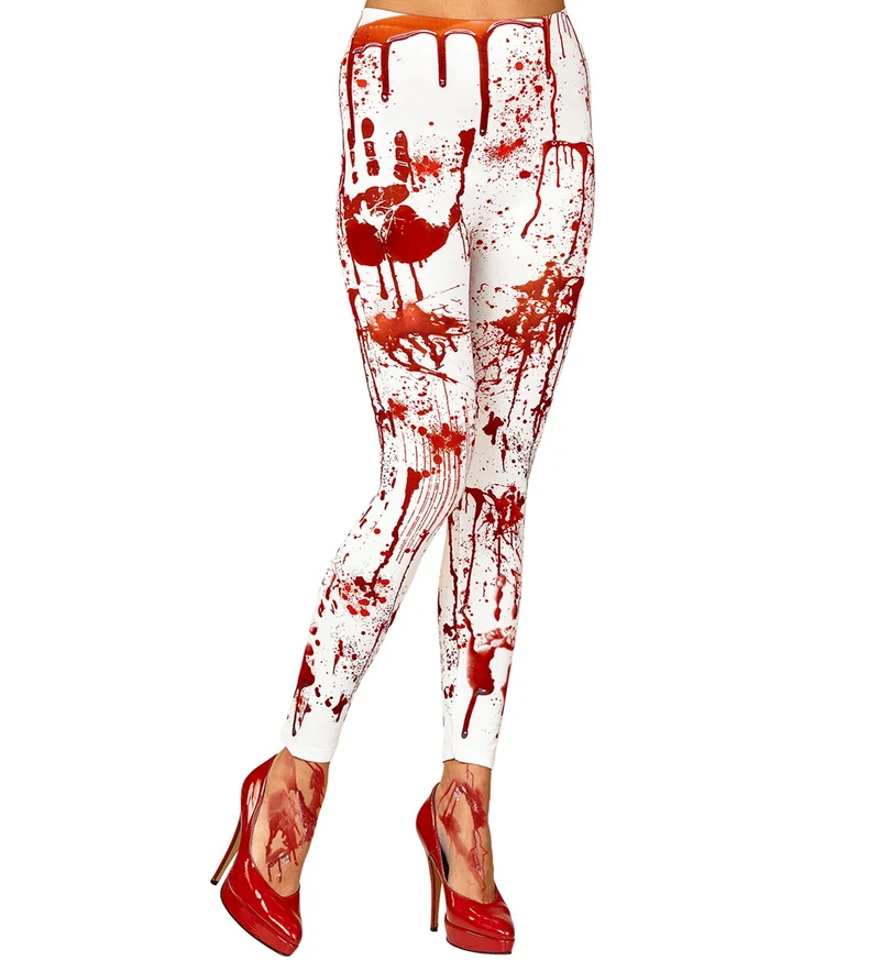 Legging met bloed halloween