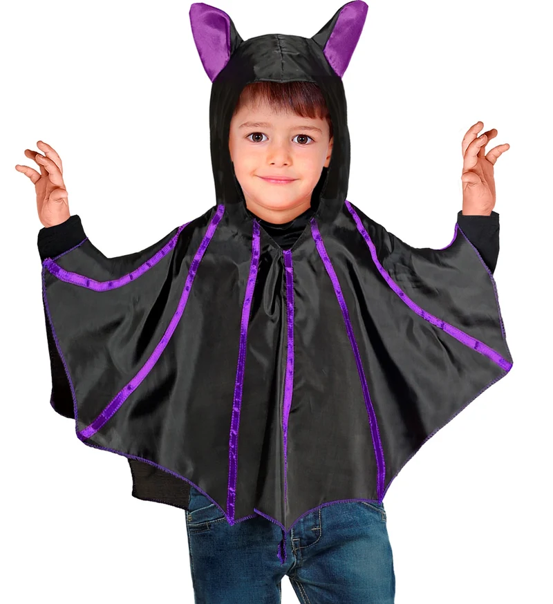 Vleermuis poncho kind