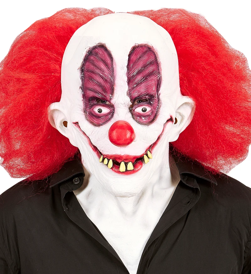 Masker clown bassie met haren