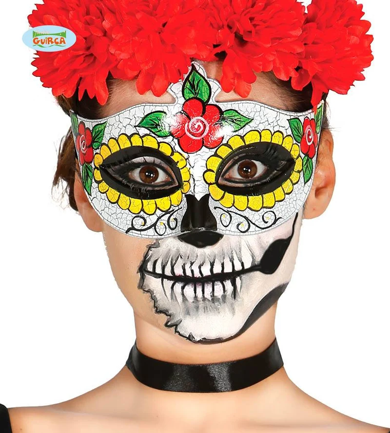 Day Of The Dead Oogmasker Trix