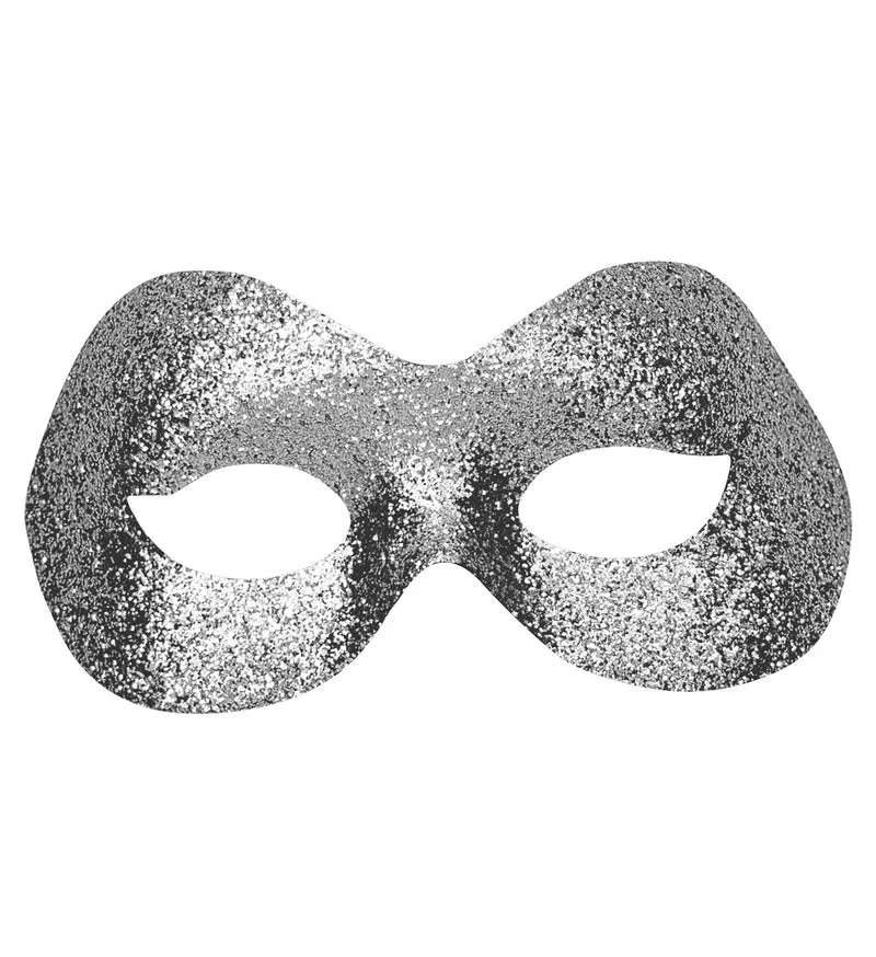 Oogmasker zilver