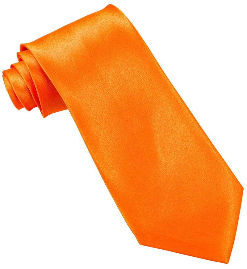 Neon oranje stropdas