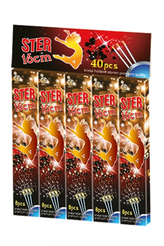 Sterretjes flitsers 16cm