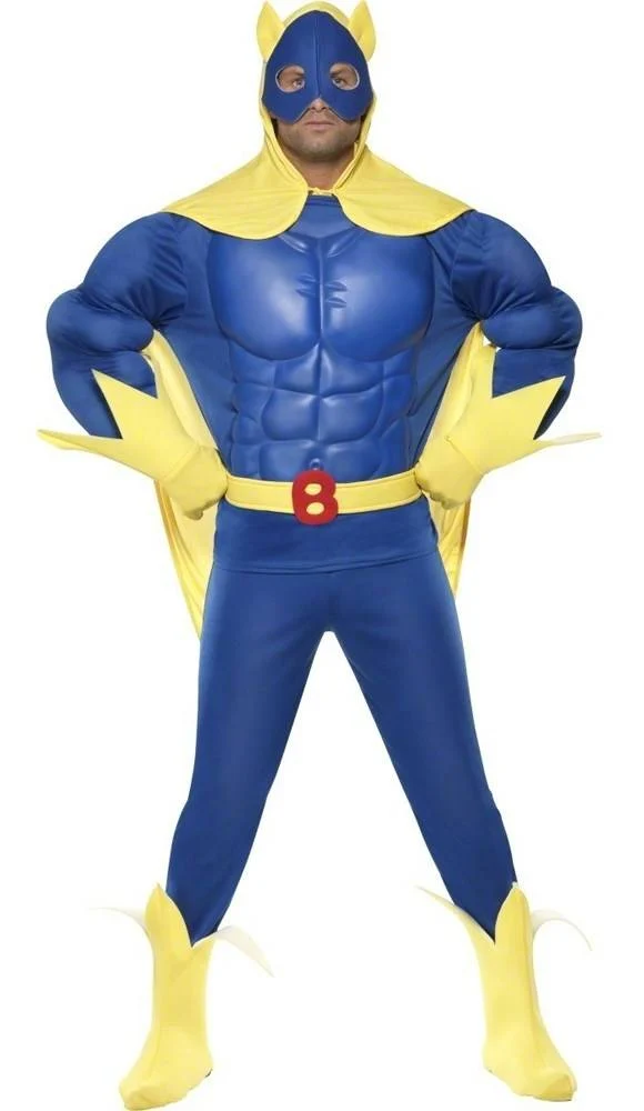 Bananaman superheld kostuum