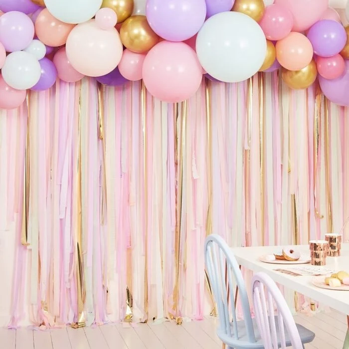 Streamer Feestpakket Pastel