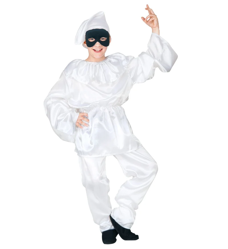 Pulcinella kind slaap kostuum