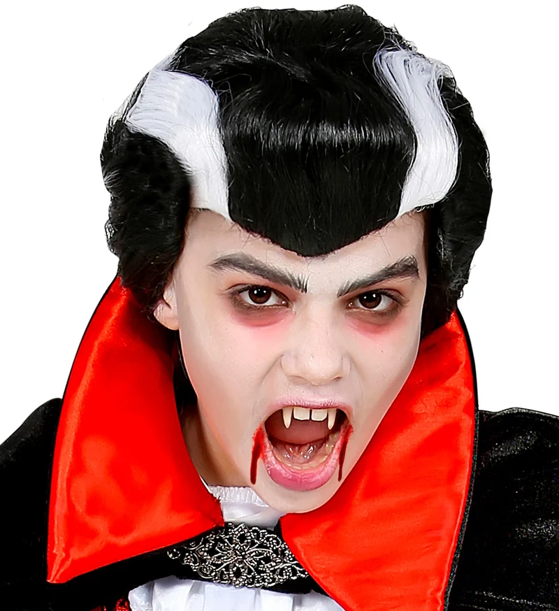 Vampier pruik kind Dracula